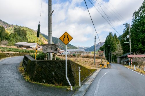 集落の入り口