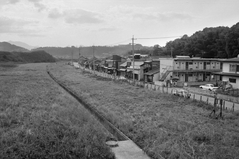 ボタ山跡付近の家