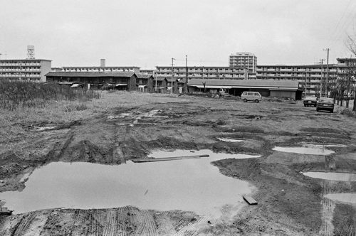 水巻町古賀の炭住跡