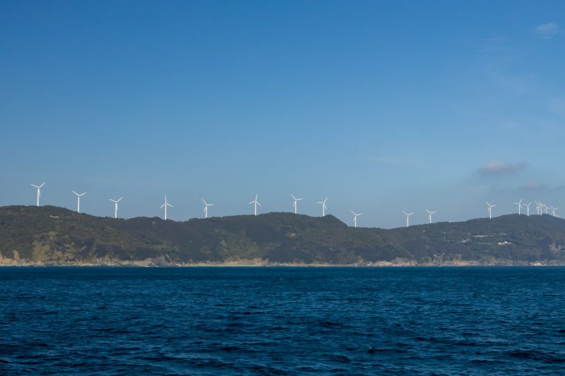 佐田岬半島の風車